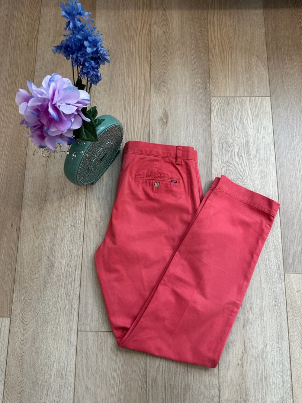 Polo by Ralph Lauren Coral Slim Chinos 100% cotton - Picture 3 of 6